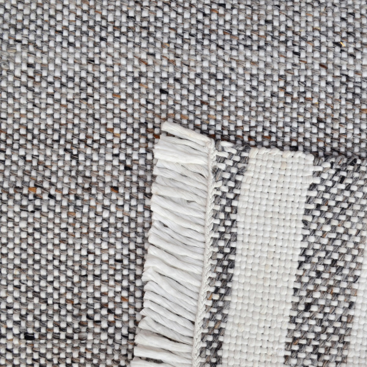 Handwoven Reversible Rug-Richmond 6360-Beige-110x160cm