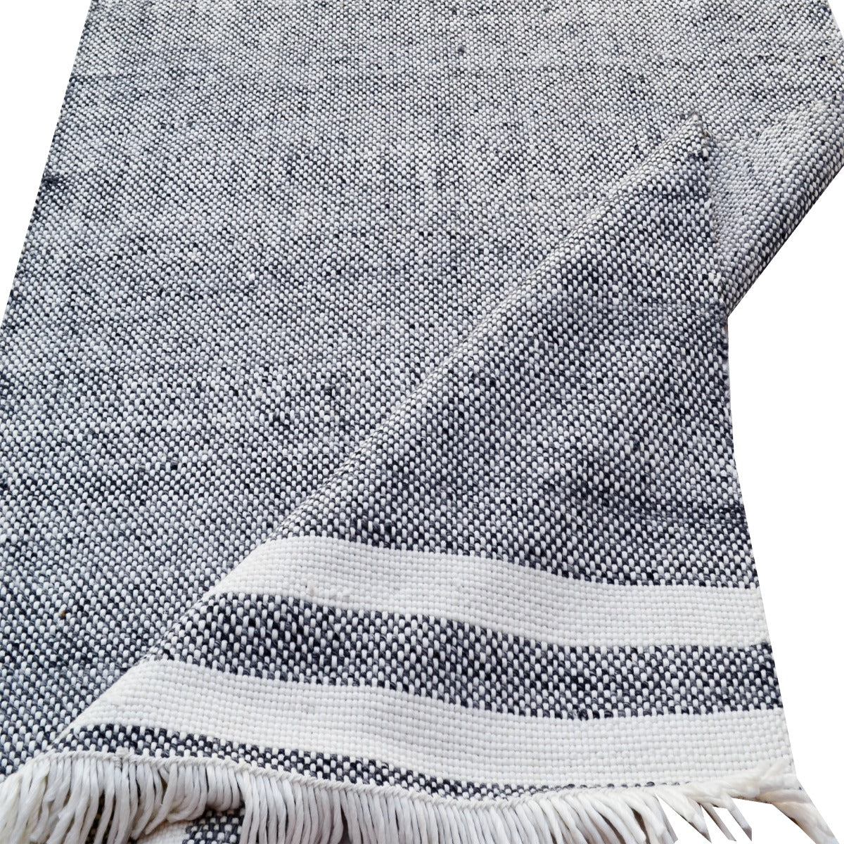 Handwoven Reversible Rug-Richmond 6360-Charcoal-110x160cm