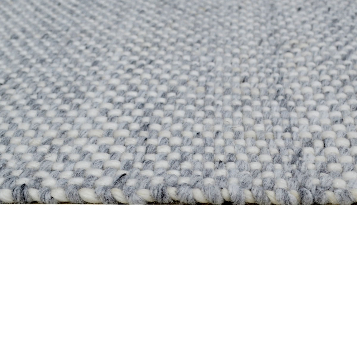 Handwoven Reversible Rug-Richmond 6360-Transistional Ash Grey-110x160cm