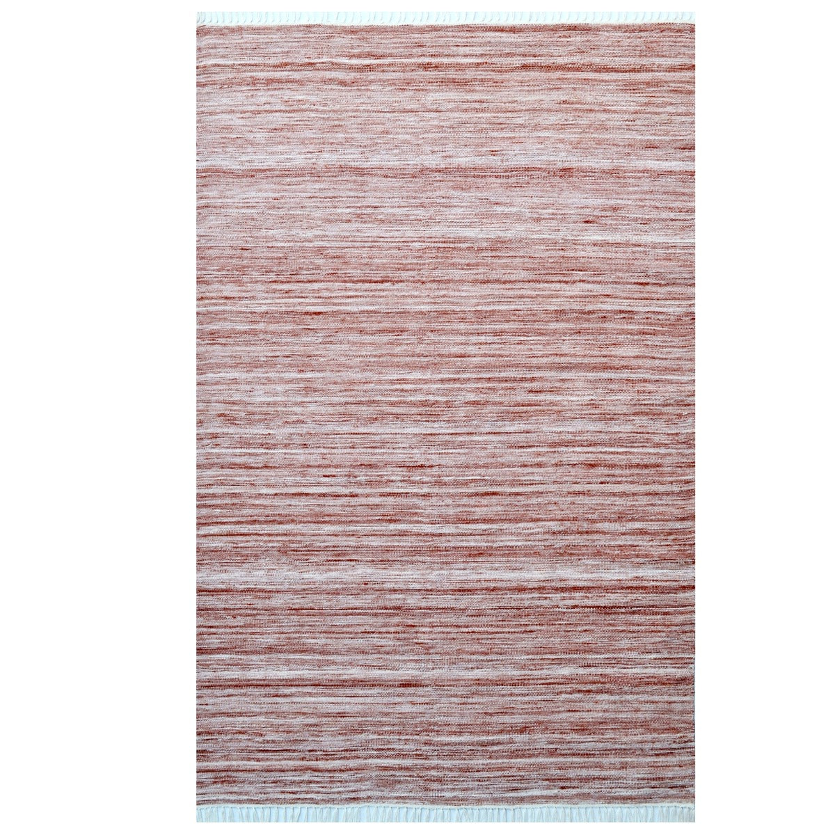 Shadow - Indoor/Outdoor Durrie Rug - 6253 - Brick Red - 110x160cm