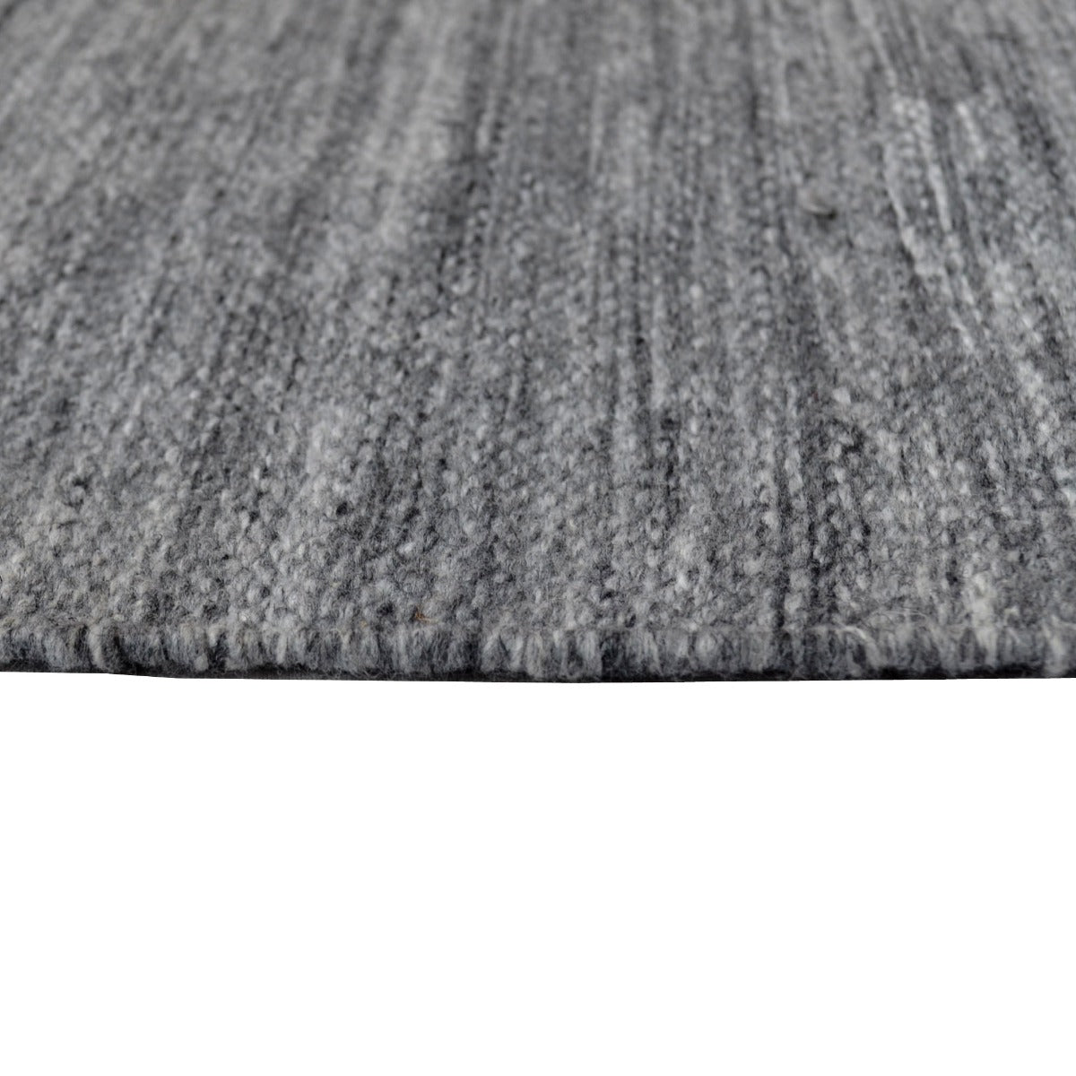 Shadow - Indoor/Outdoor Durrie Rug - 6253 - Charcoal - 110x160cm