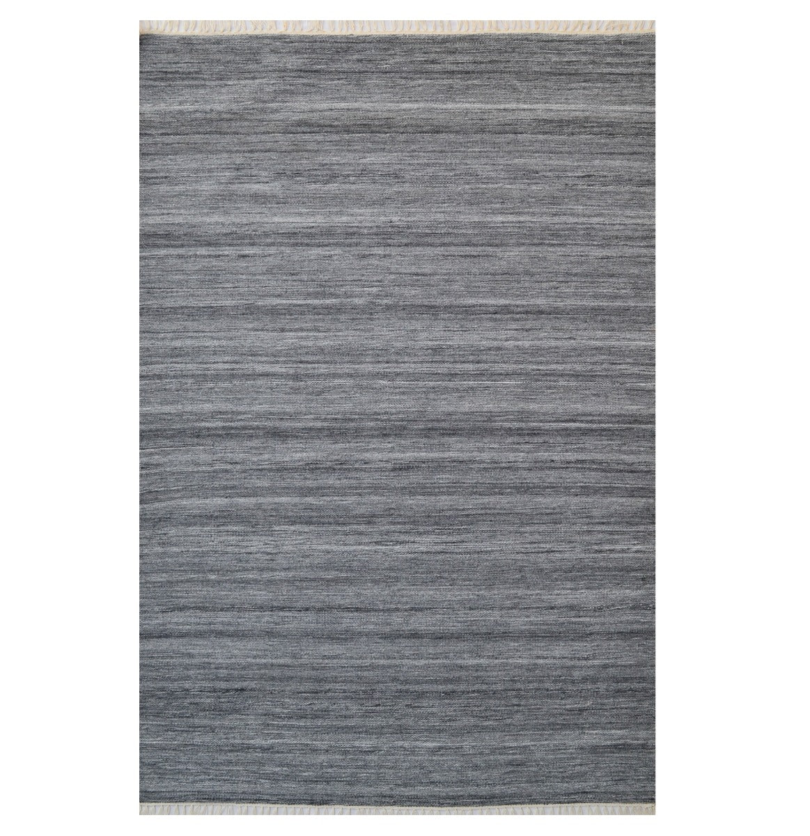 Shadow - Indoor/Outdoor Durrie Rug - 6253 - Charcoal - 110x160cm