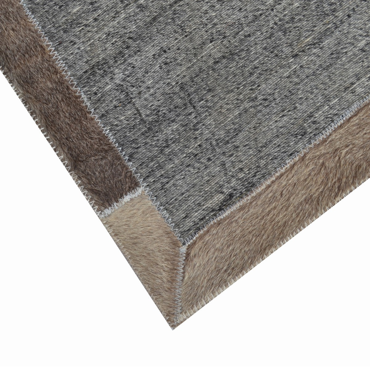 Modern Handwoven Rug-Signature 3636-Charcoal/Grey-110x160cm