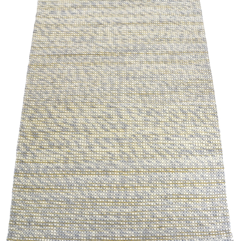 Sua - Flatwoven Modern Wool Rug - 506 - Silver/Gold - 160x230