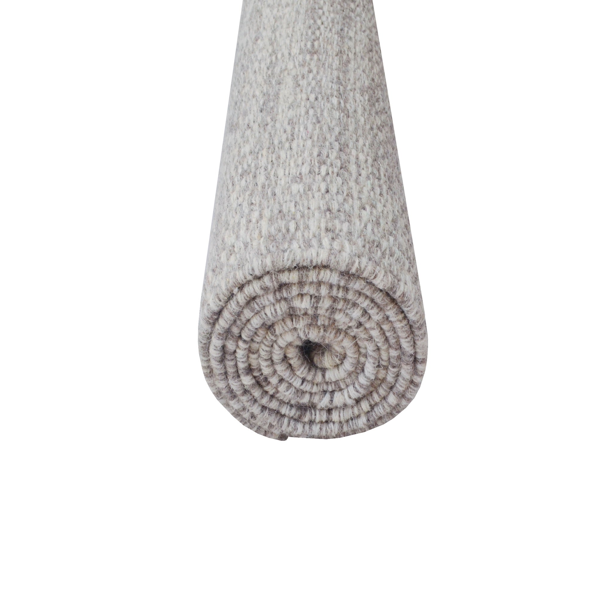 Handwoven Scandi Wool Rug- 6444- Ivory/ Metal Grey-80x150cm
