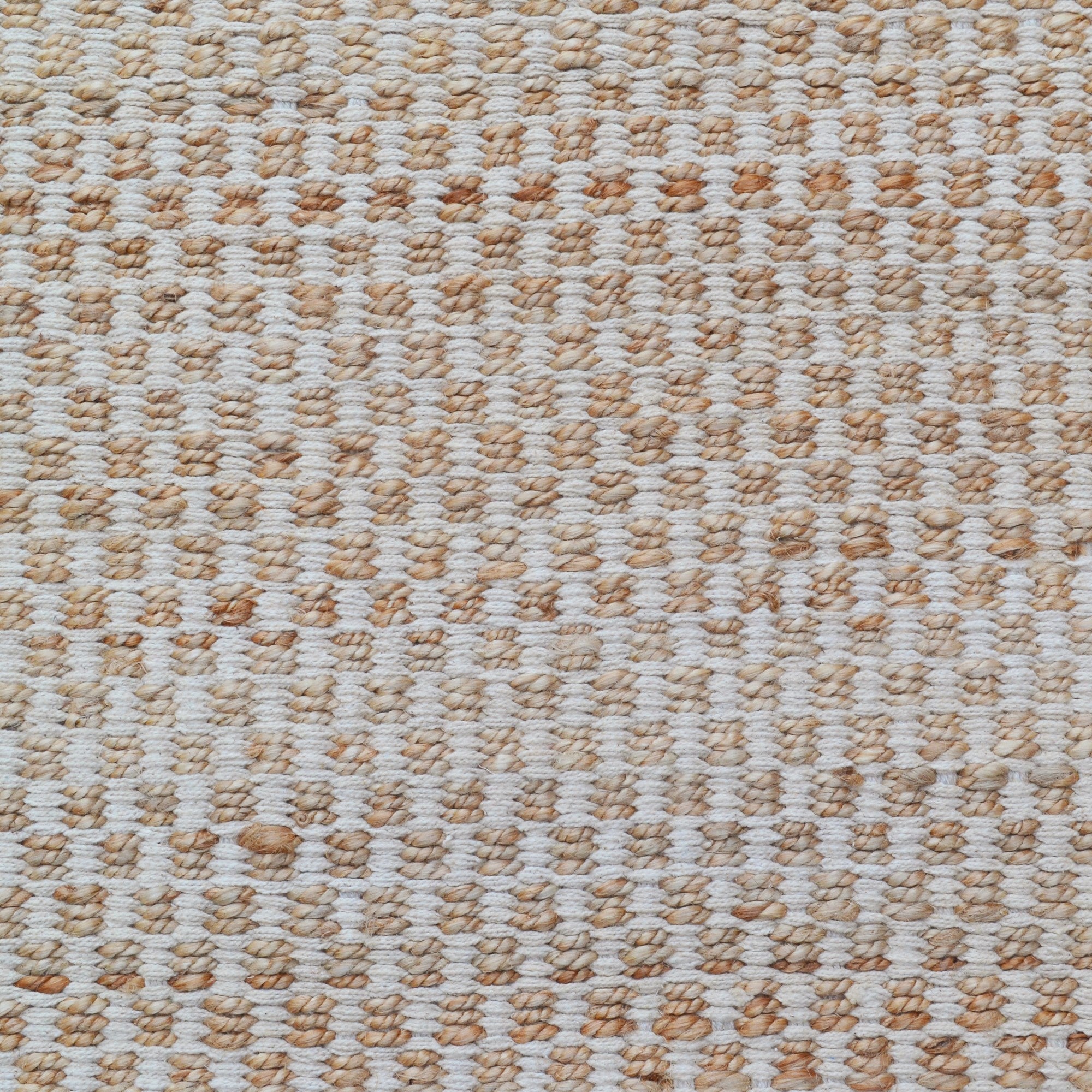 Handwoven Cotton and Jute Rug- BALI 1149-Natural-80x150cm