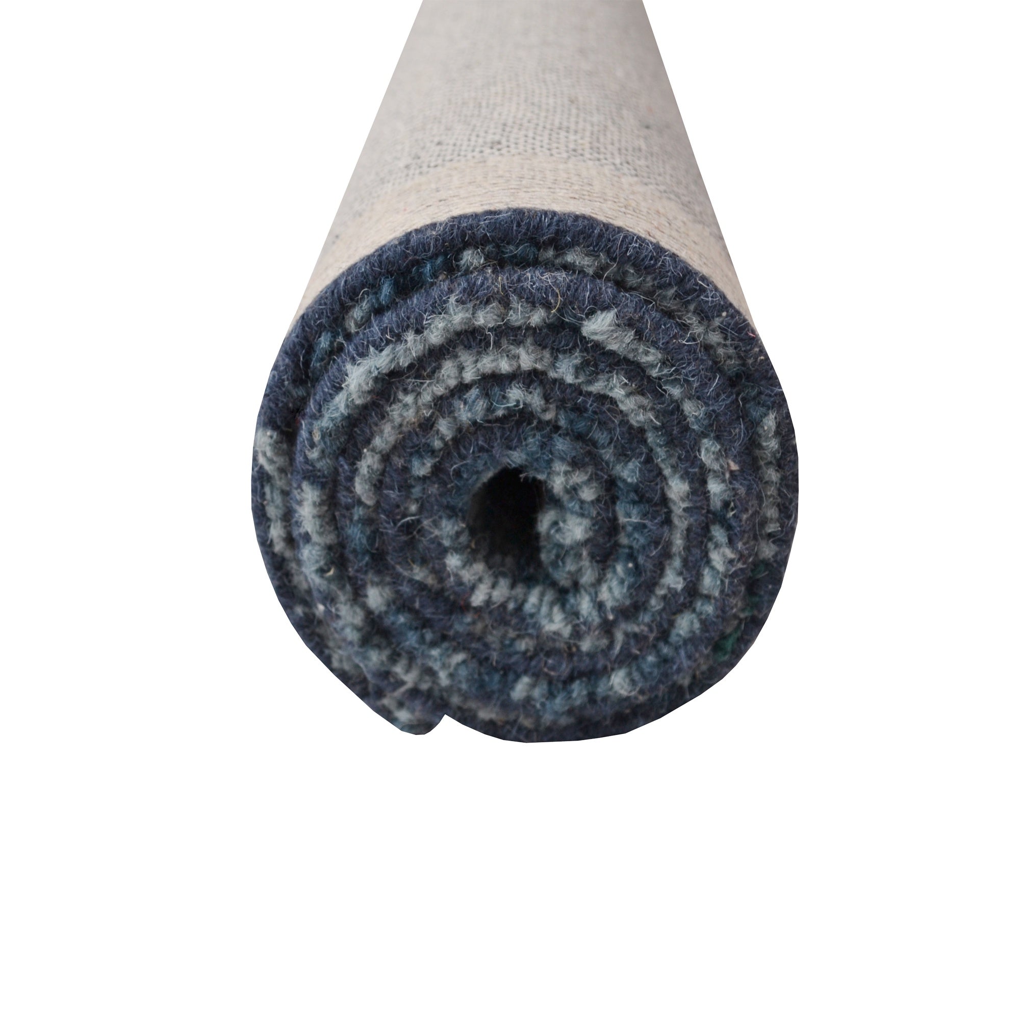 Handtufted Wool Rug-Decotex 6451-Blue/Multi-80X150cm