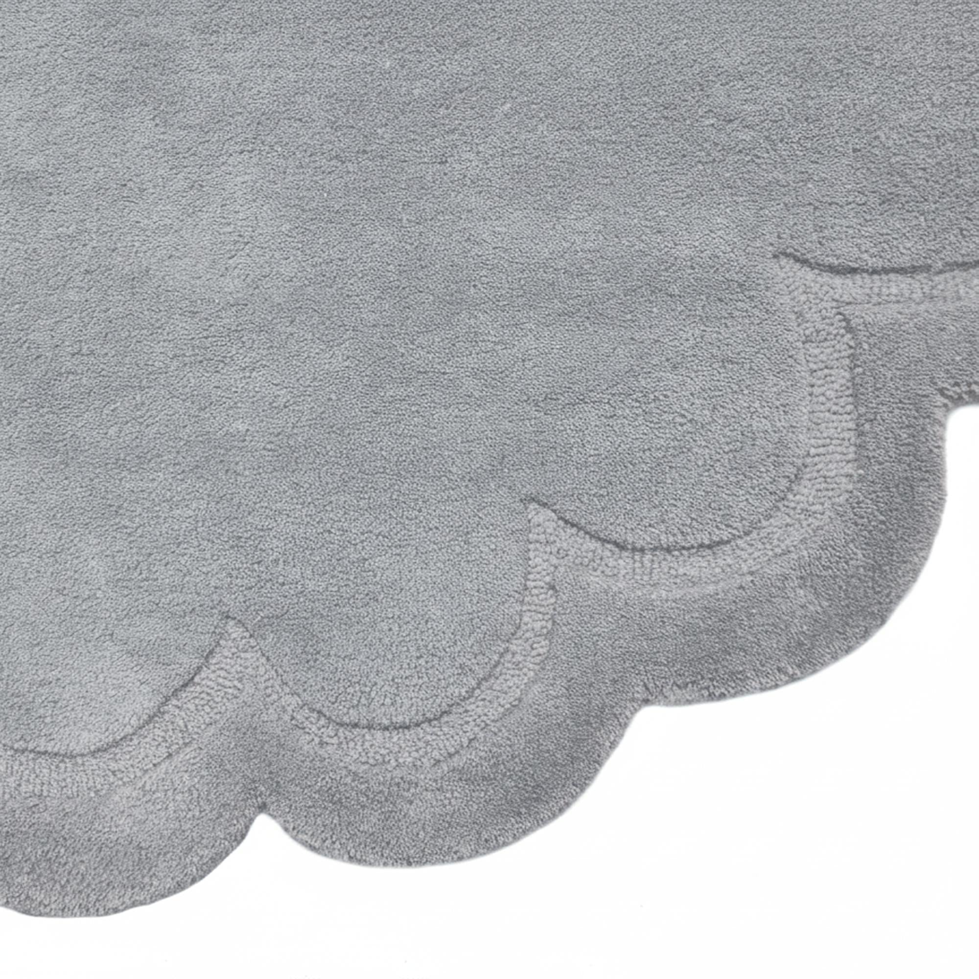 Handtufted Wool Rug-Rivoli 6447-Storm Grey-160X160cm
