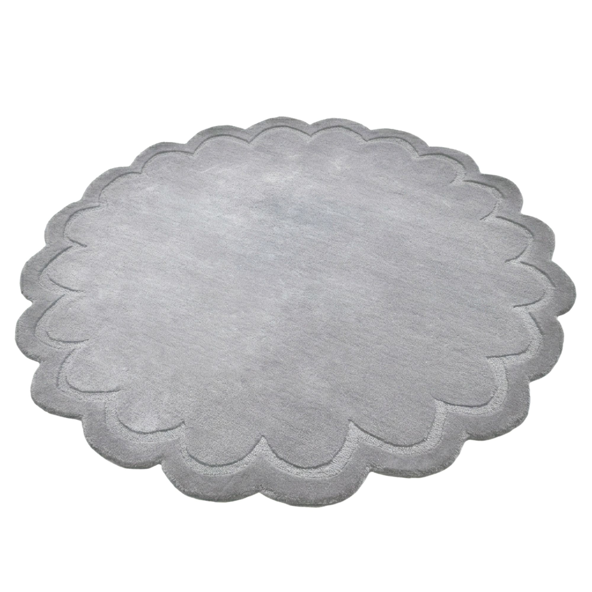 Handtufted Wool Rug-Rivoli 6447-Storm Grey-160X160cm