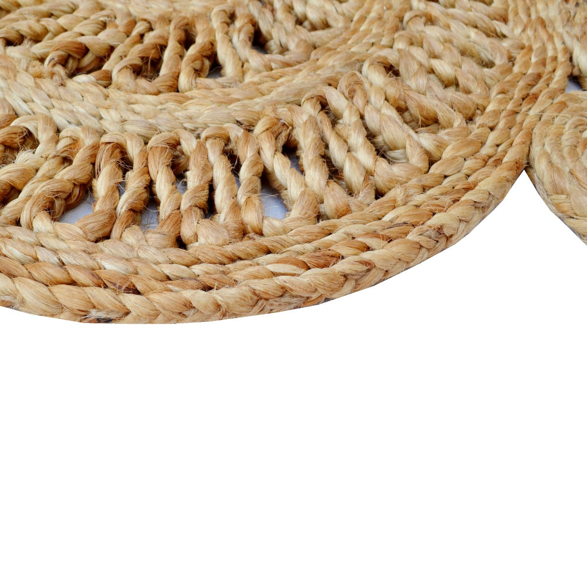 Eco-friendly Natural Jute Rug-Kerla 1139-Natural-40x120cm