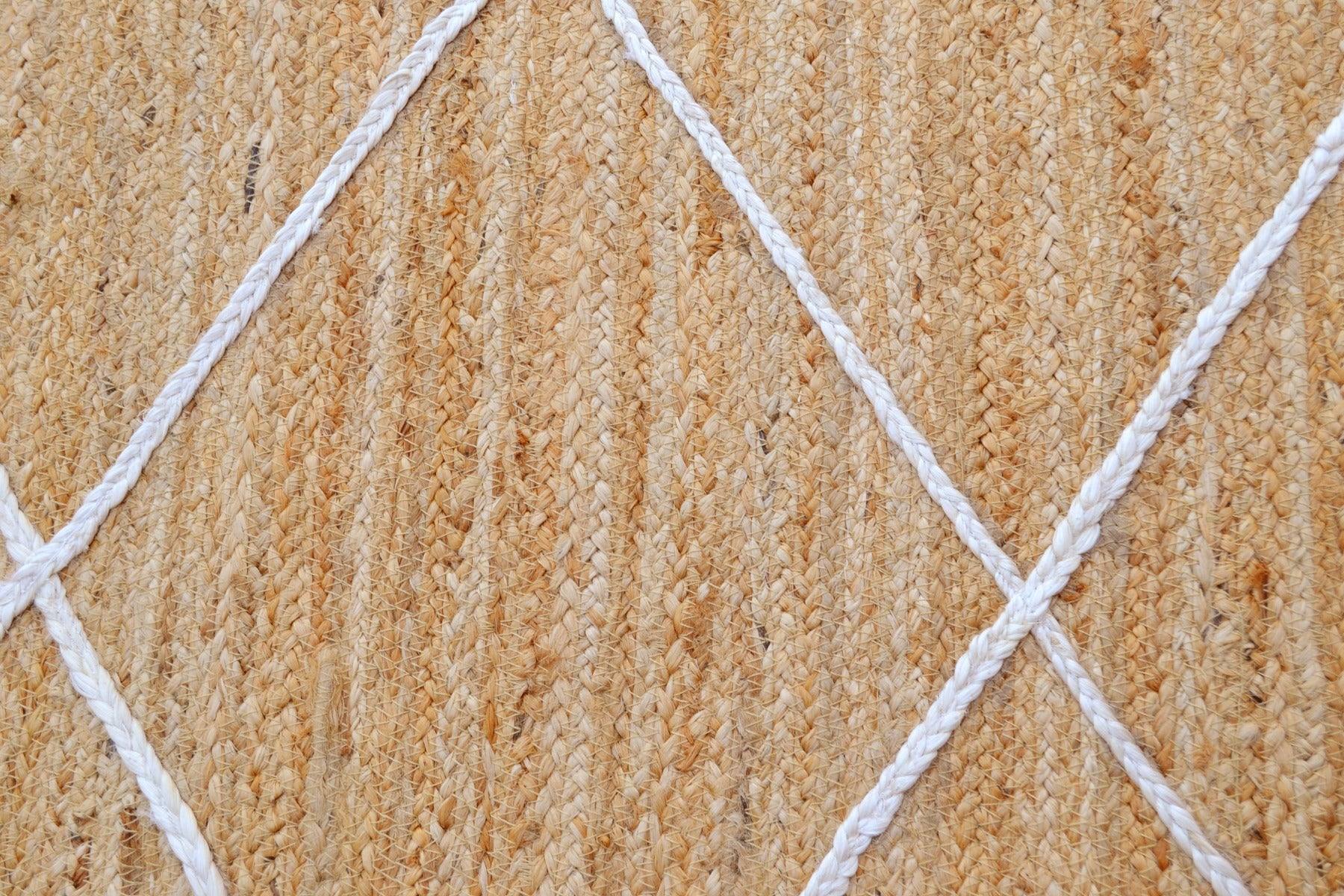 Lumbia Handwoven Natural Jute Rug - 1091 - Natural - 110X160cm