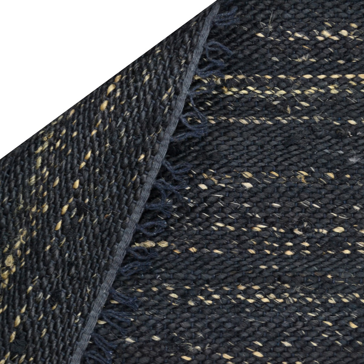 Natural Handwoven Jute Rug-Falcon 1130-Charcoal-110x160cm