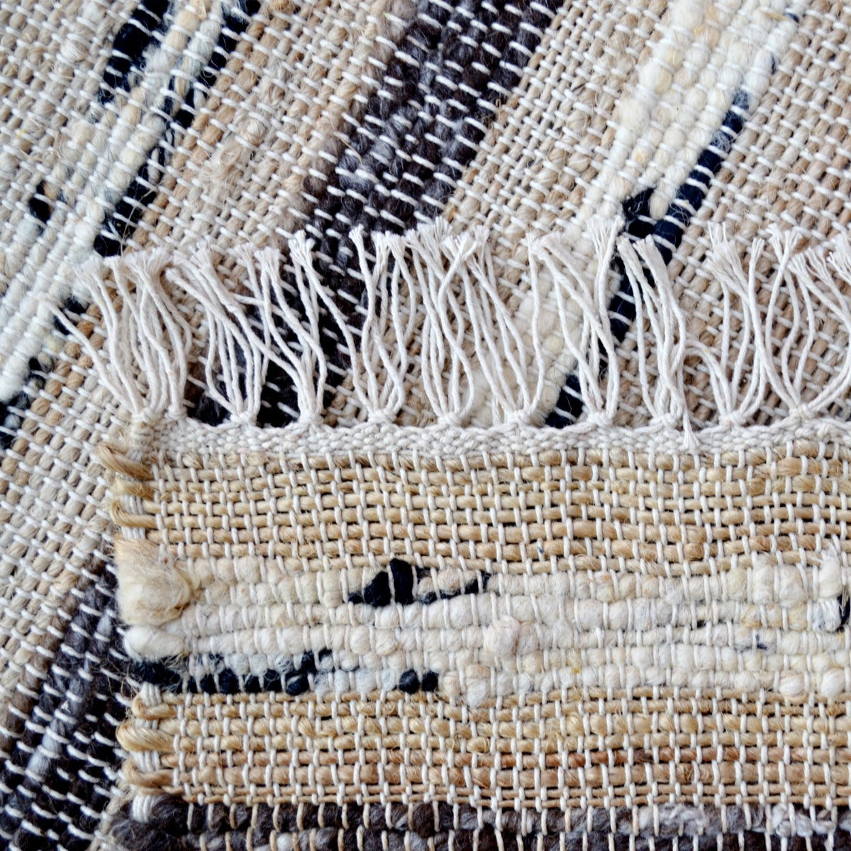 Eco-friendly Natural Jute Rug-Havana 1113-Natural-110x160cm