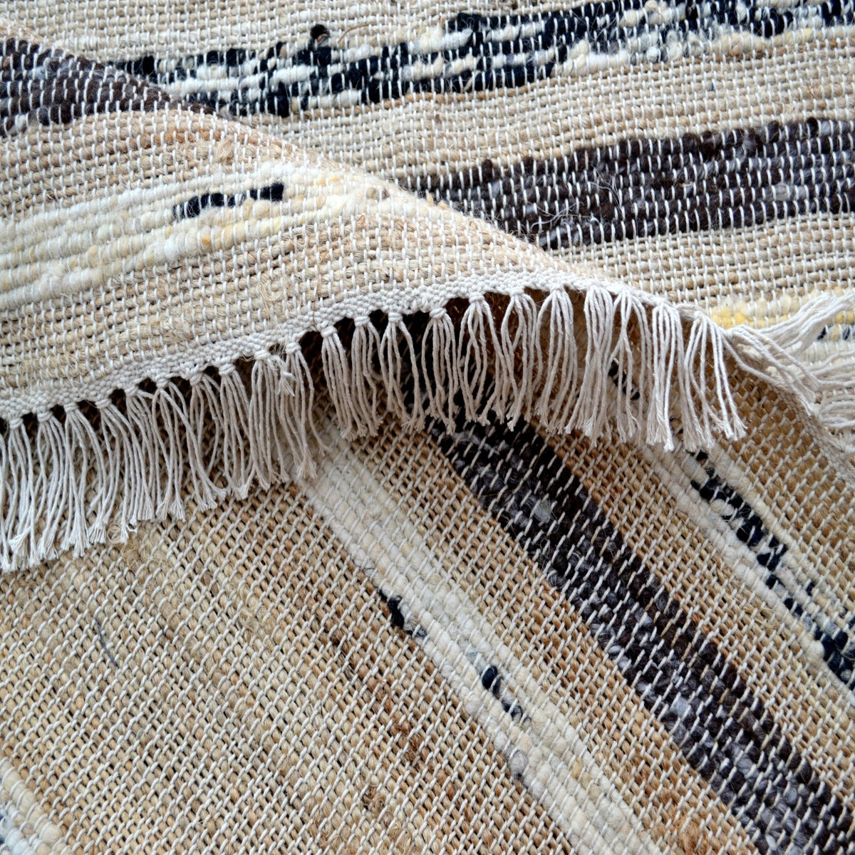 Eco-friendly Natural Jute Rug-Havana 1113-Natural-110x160cm