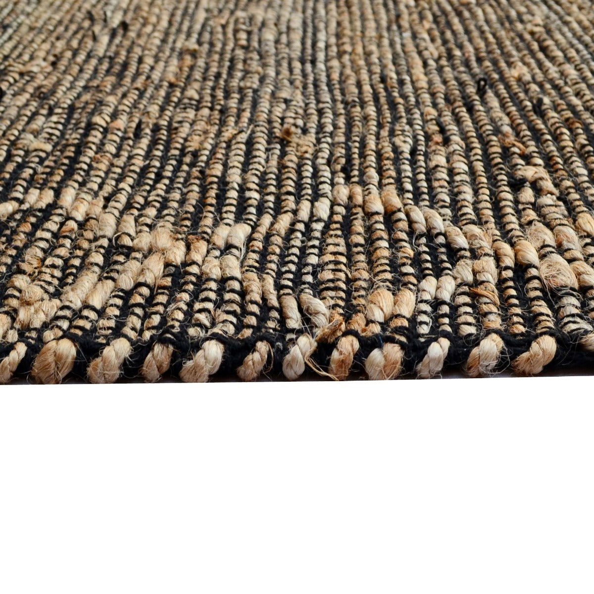 Handwoven Natural Jute Rug-Jamaica 1102-Natural-110x160cm