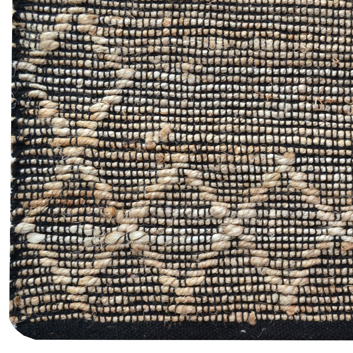 Handwoven Natural Jute Rug-Jamaica 1102-Natural-110x160cm