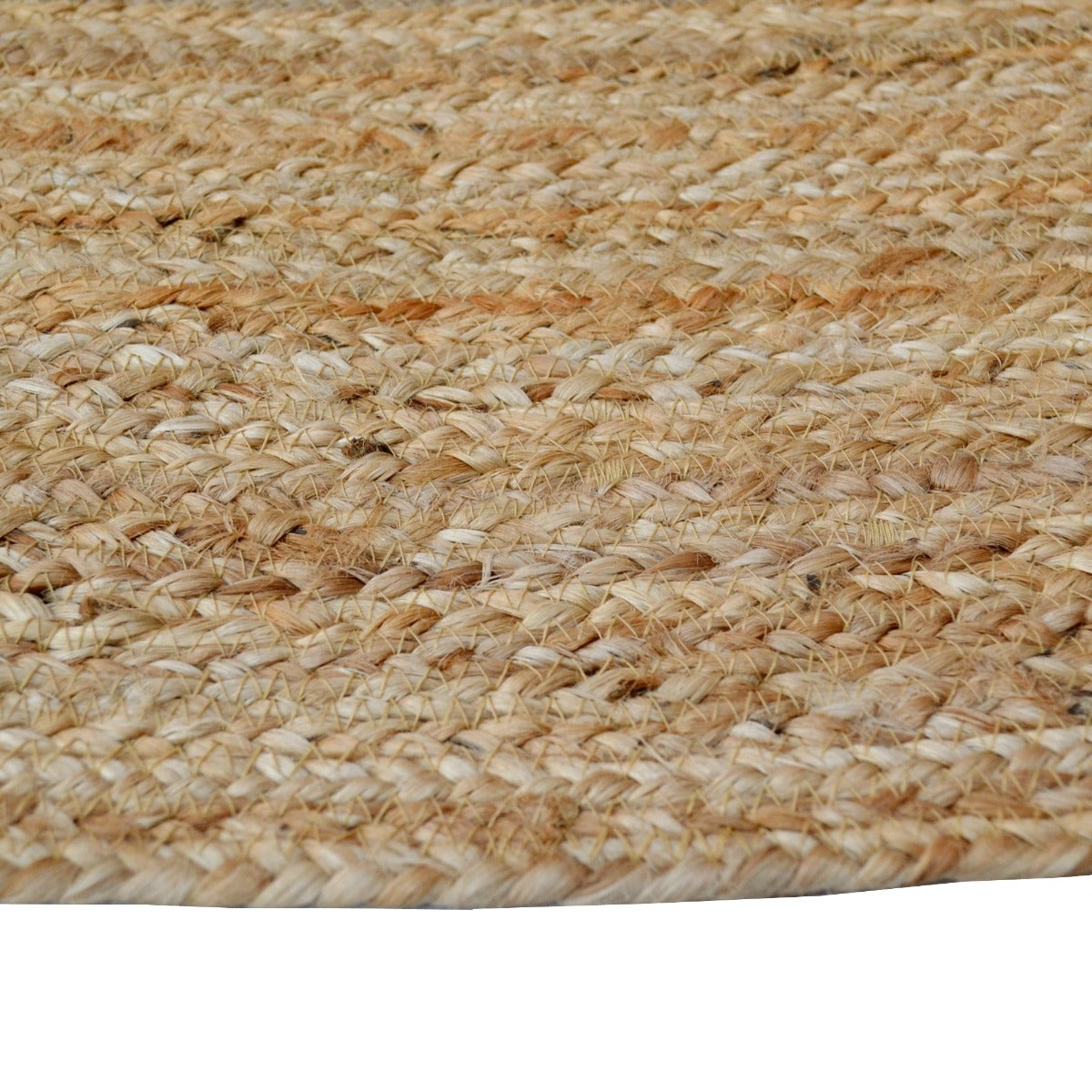 Eco-friendly Oval Jute Rug-Kochi 1118-Natural-160x230cm