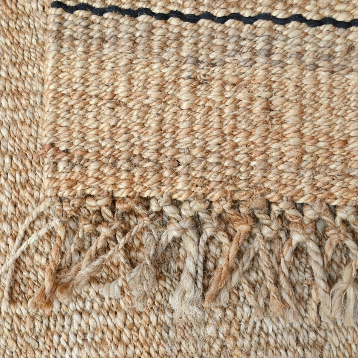 Eco-friendly Handmade Natural Jute Rug-Kochi1119-Natural-110x160cm