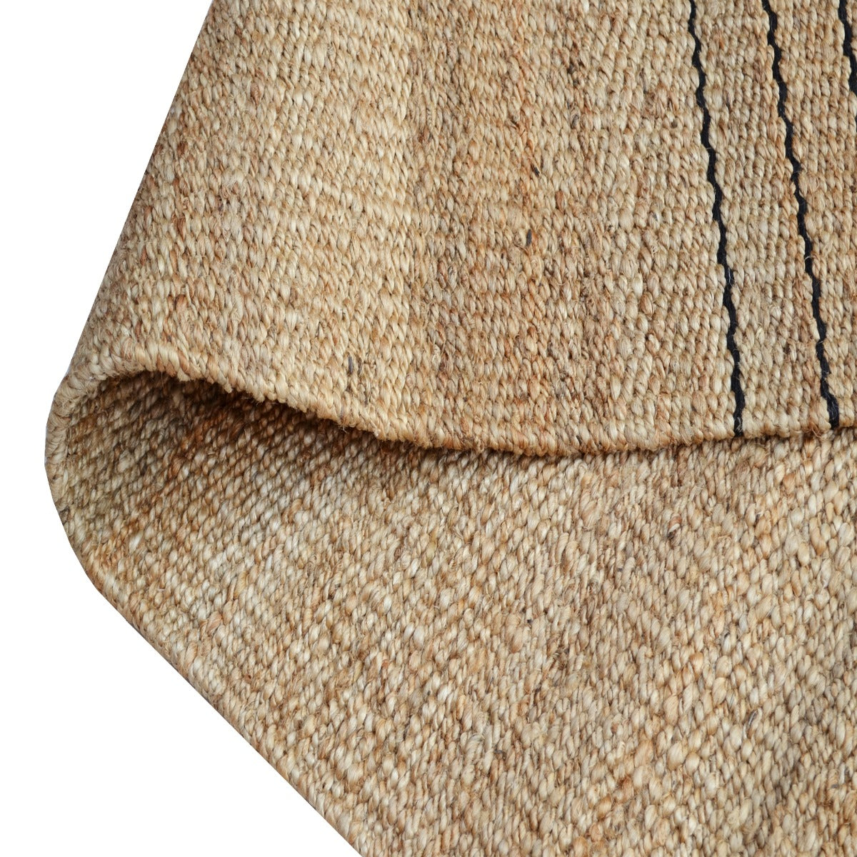 Eco-friendly Handmade Natural Jute Rug-Kochi1119-Natural-110x160cm