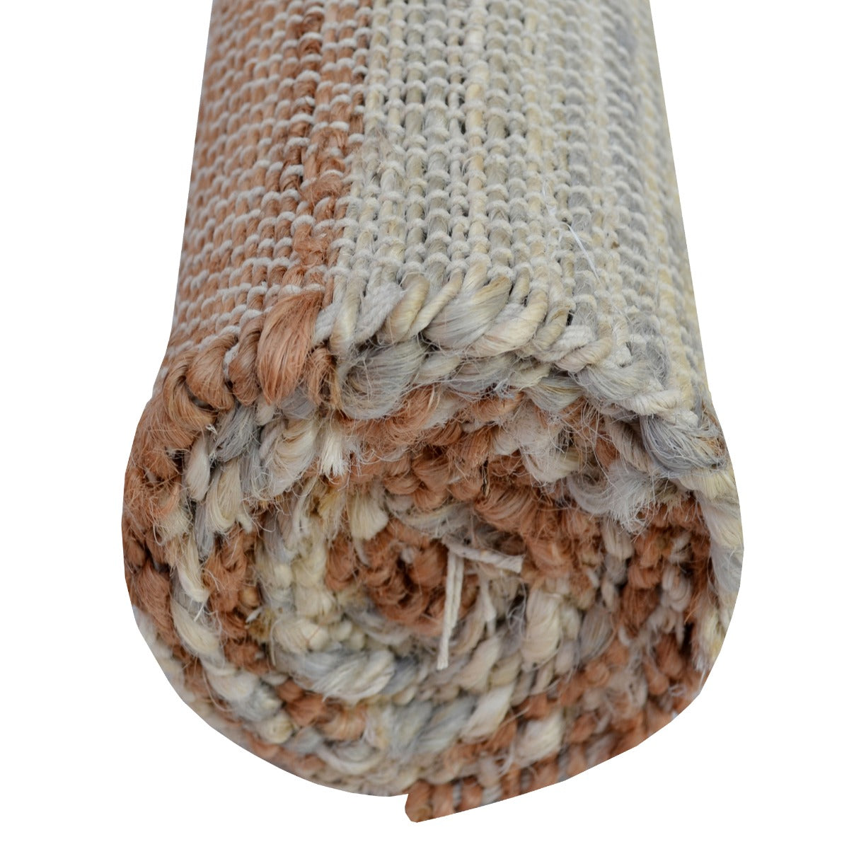 Handwoven Natural Jute Rug-Peru 1109-Brown-110x155cm