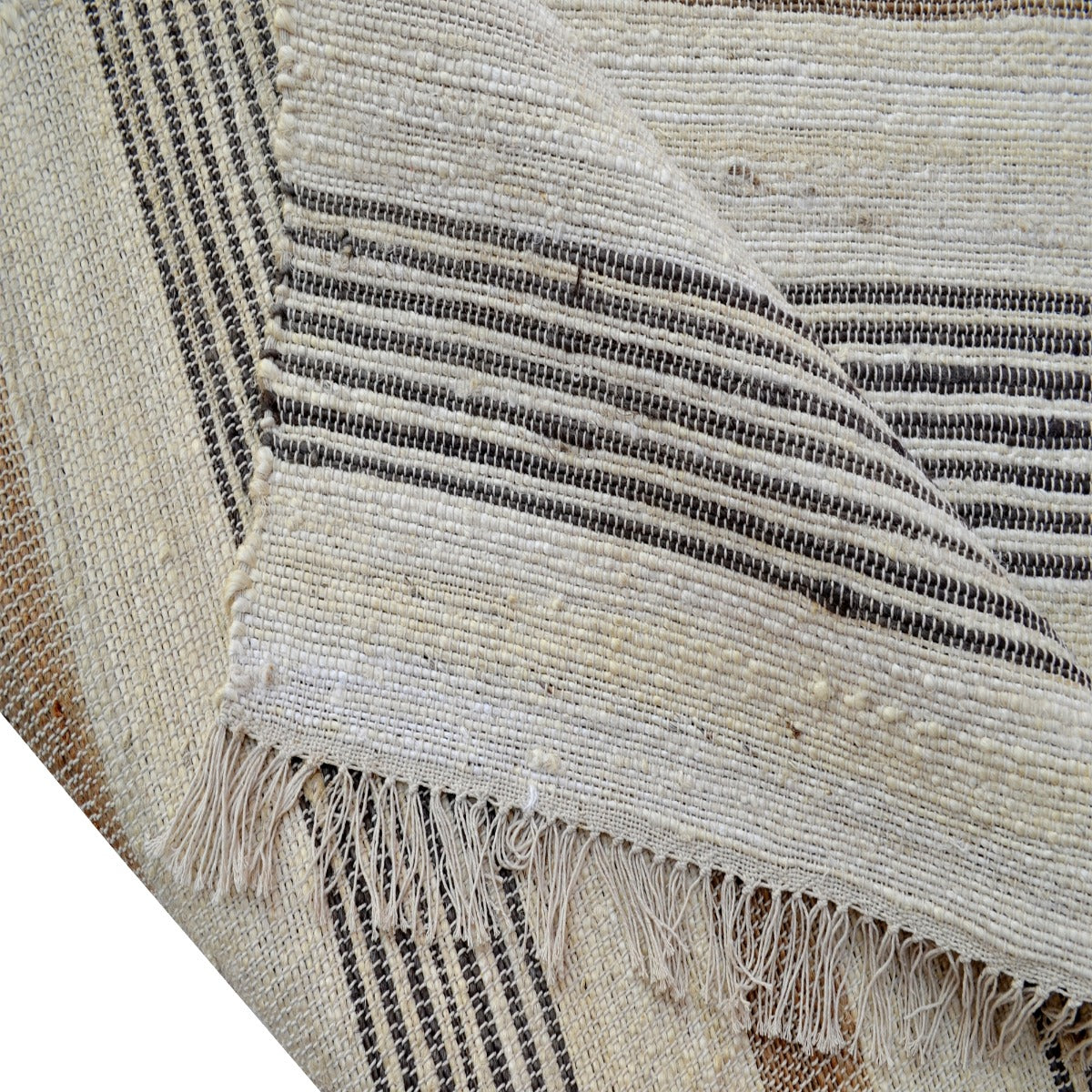 Handwoven Natural Jute Rug-Peru 1110-Natural-110x155cm
