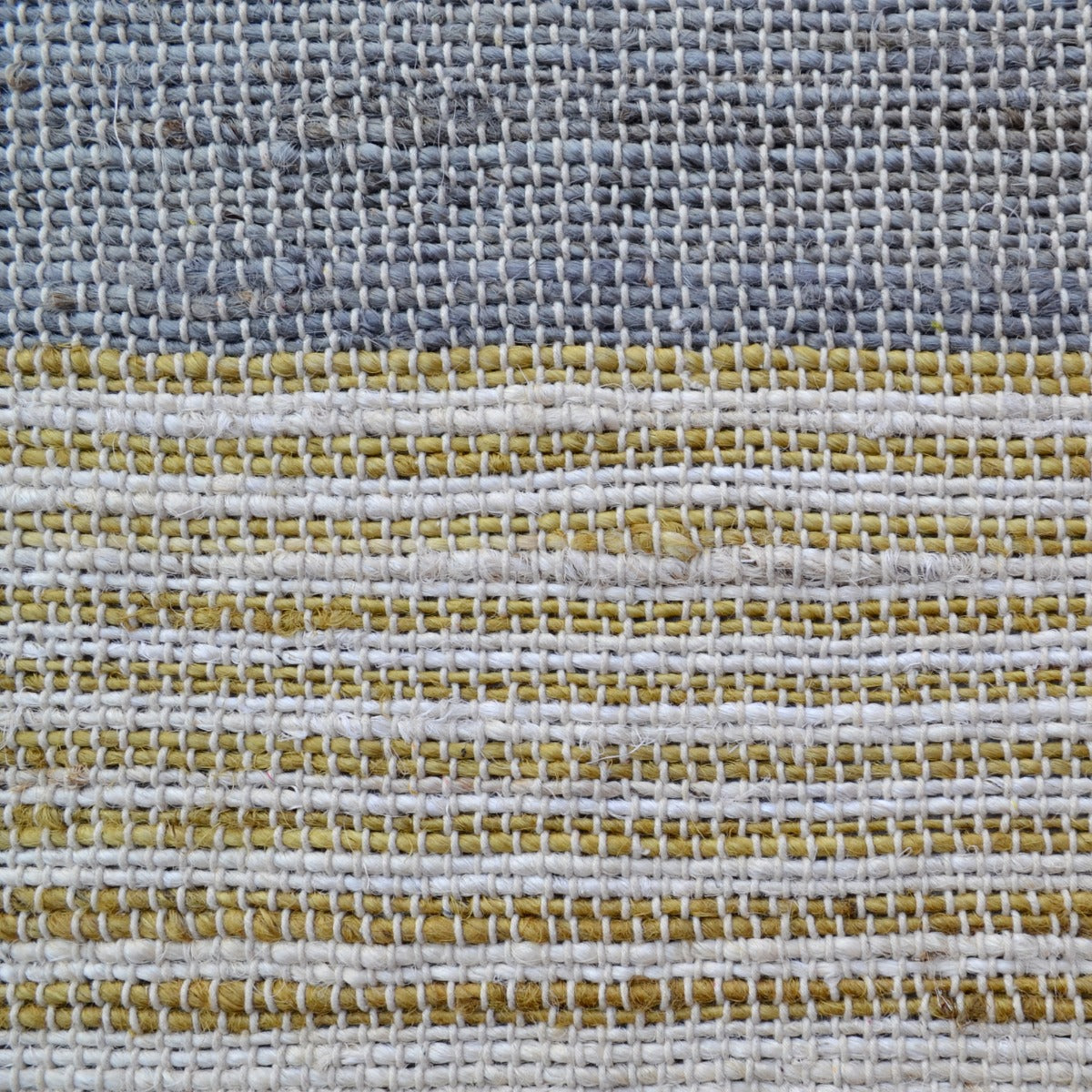 Handwoven Natural Jute Rug-Peru 1111-Grey-110x155cm