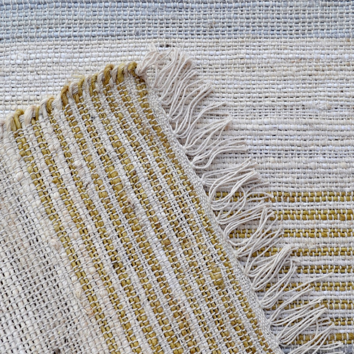Handwoven Natural Jute Rug-Peru 1112-Sliver-110x155cm