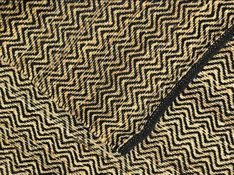 Eco-friendly Jute Rug-1011-Natural/Black-160x230