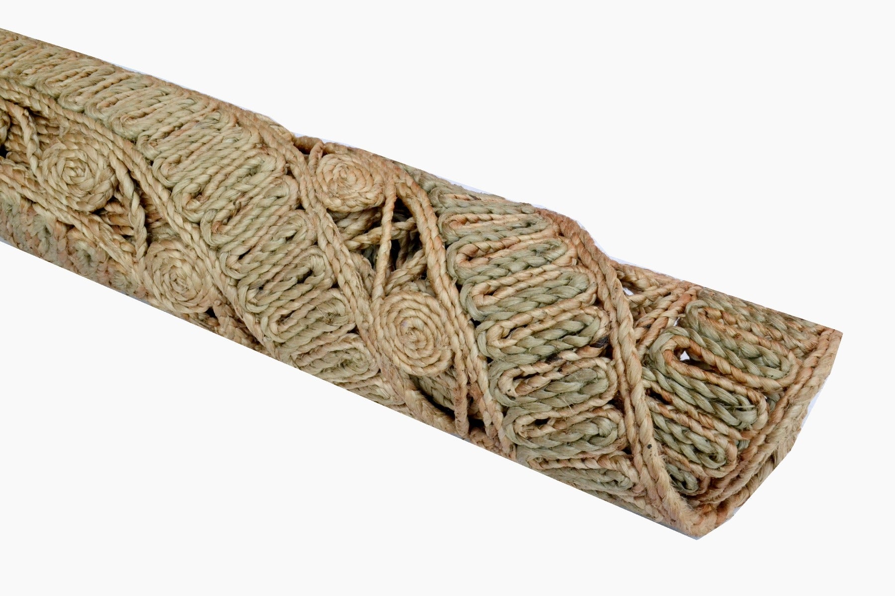 Tribal Round Jute Rug - 1049 - Natural - 120x120cm