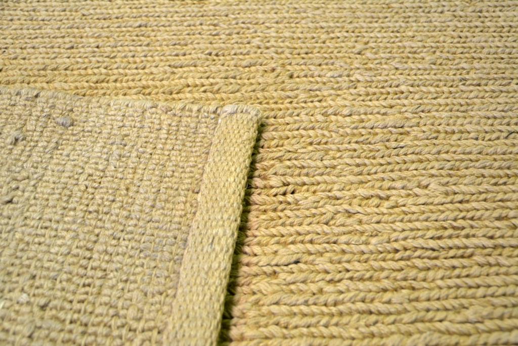 Handmade Natural Fibre Jute Rug - Kerala 1110 - Natural - 150x230cm