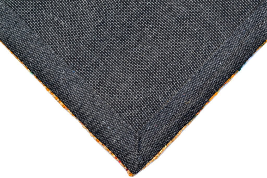 Trendy Handwoven Jute & Silk Rug - Stripe 6001 - Natural/Gold - 110x160cm