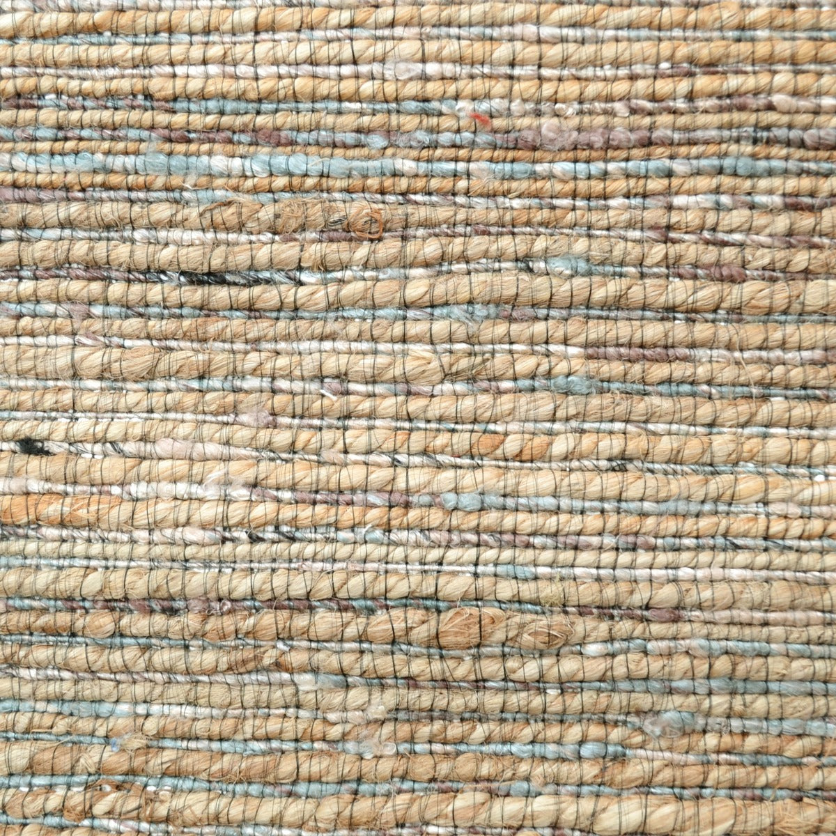 Handwoven Natural Jute Rug-Kerala 6001-Natural/Silver-80x150cm
