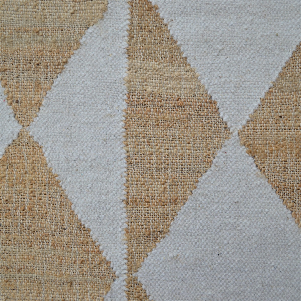 Natural Handwoven Jute Rug-Toulon 1132-Natural/Ivory-110x160cm
