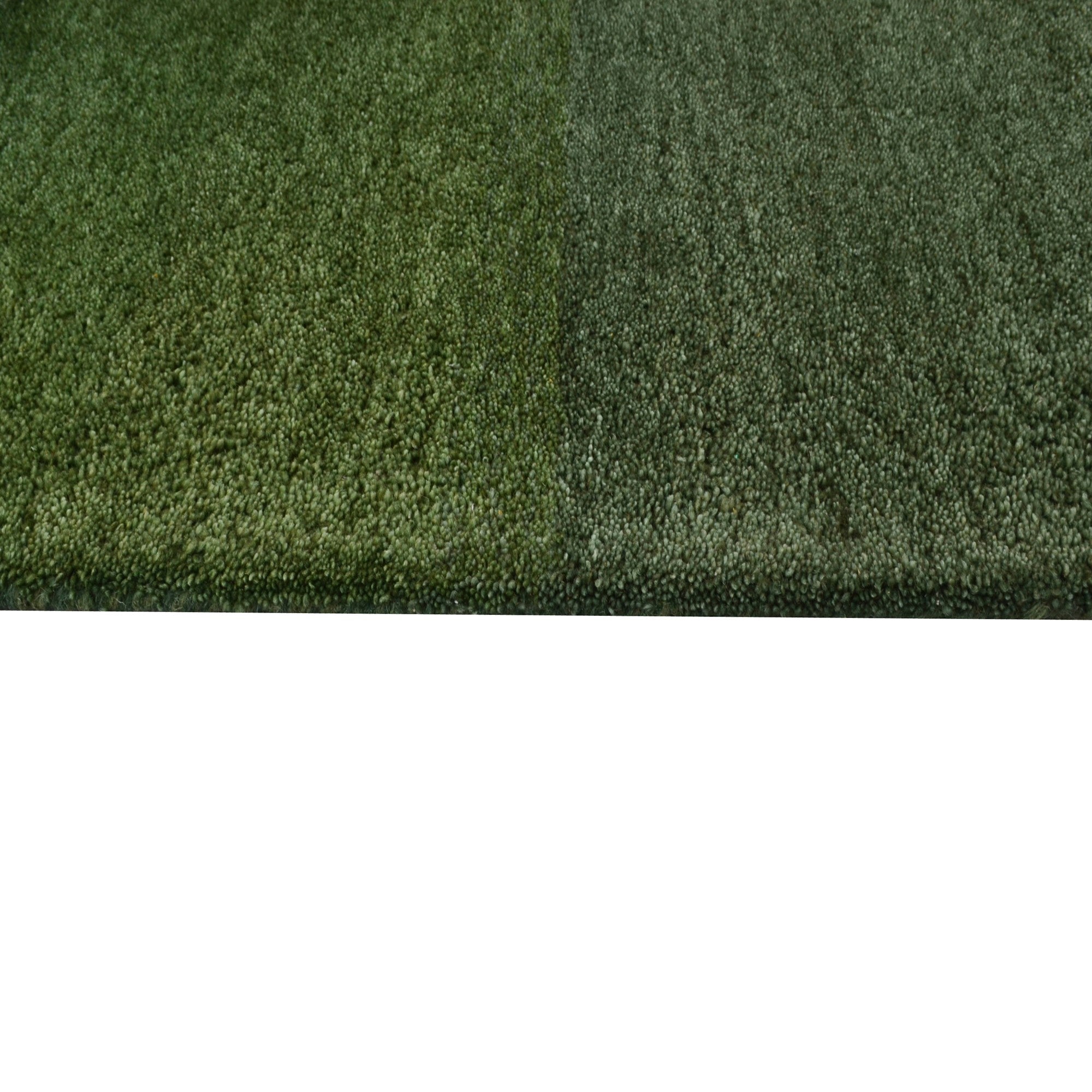 Handmade Gabbeh Wool Rug-128- SAGE GREEN-80x150cm