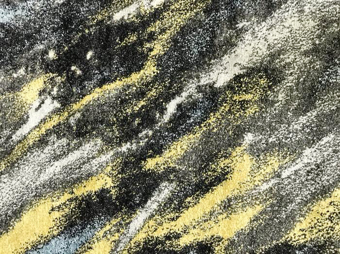 Modern Quality Luminous Rug-650-Dk Grey/Antracite-80x300cm