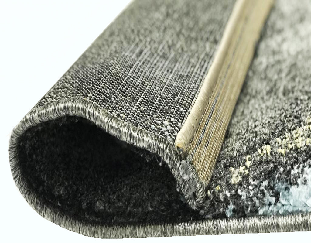 Modern Quality Luminous Rug-650-Dk Grey/Antracite-80x300cm