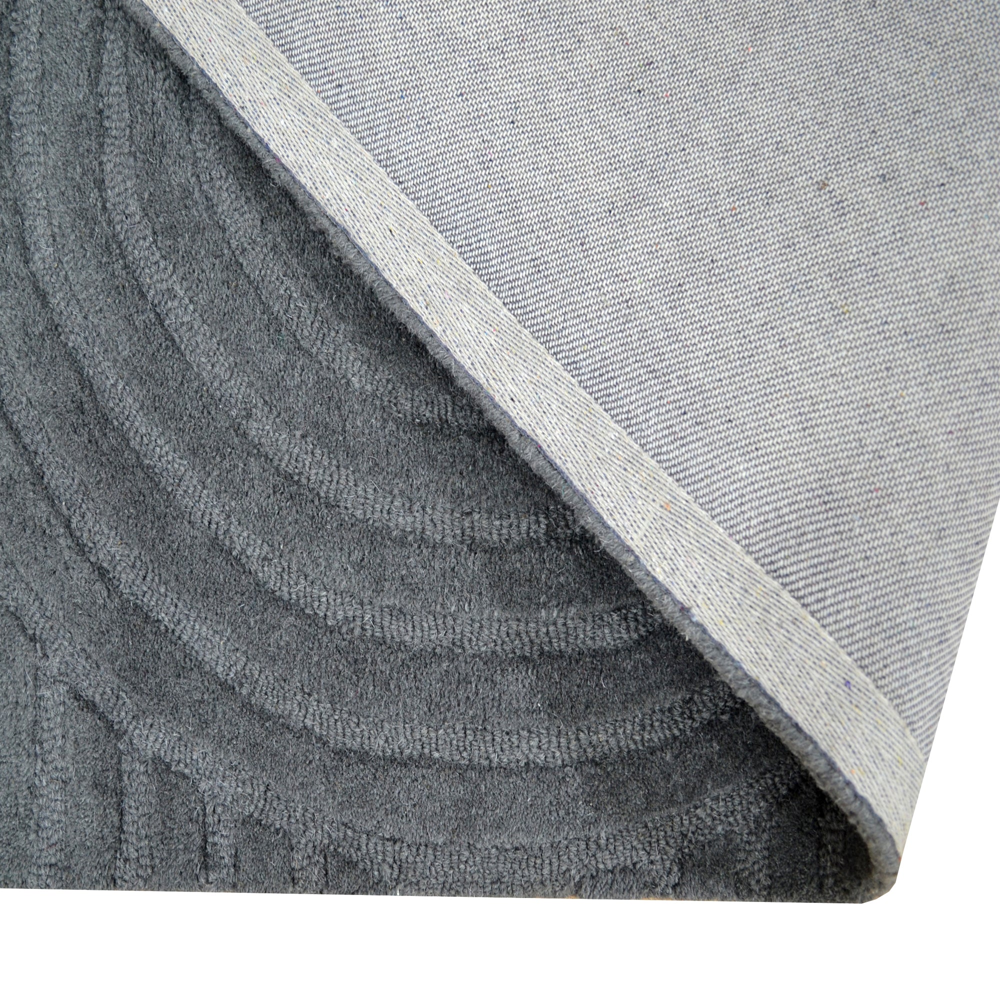 Contemporary Handwoven Wool Rug-Unity 6230-Smoke-110x160cm