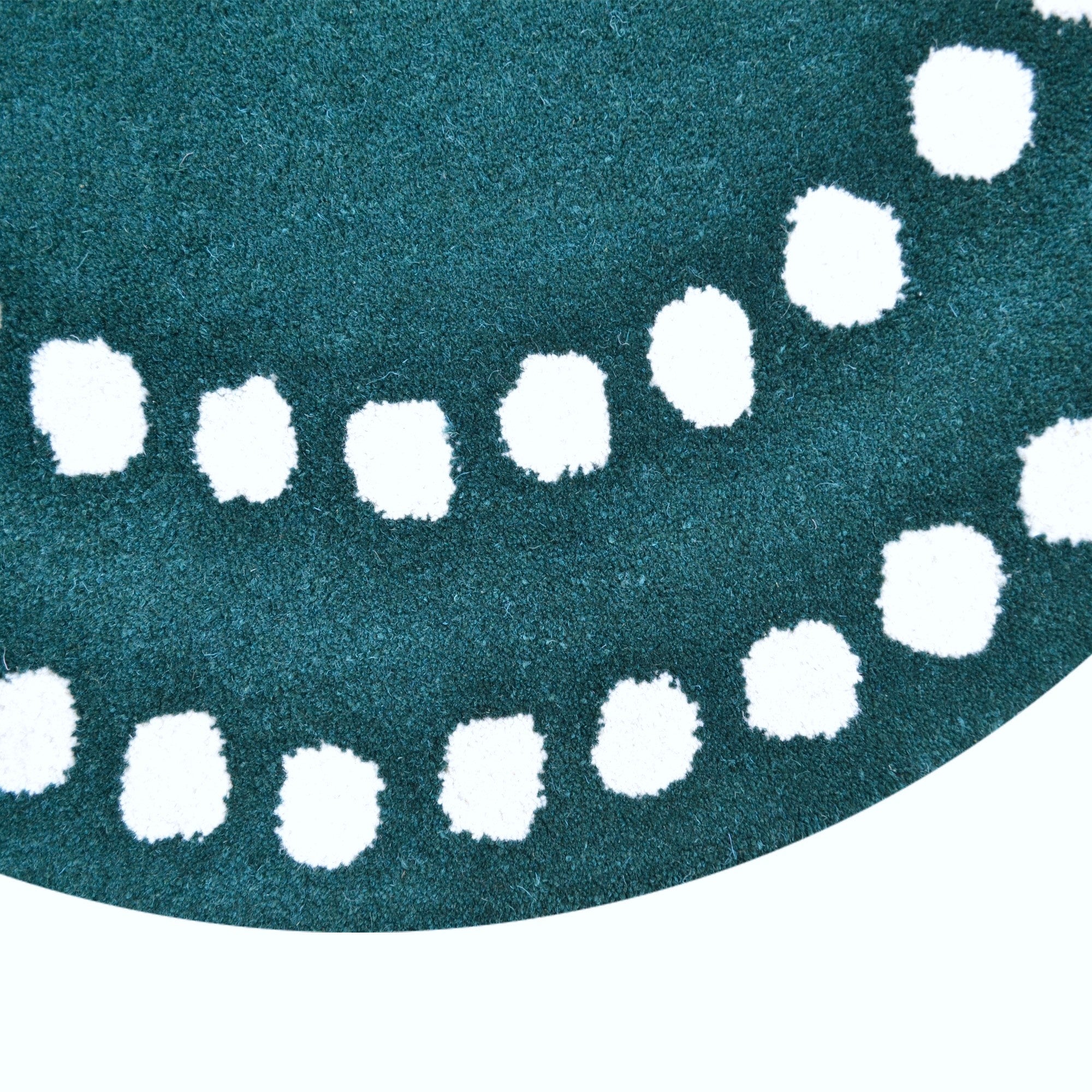 Handmade Decotex Wool Rug-6375--100x100cm