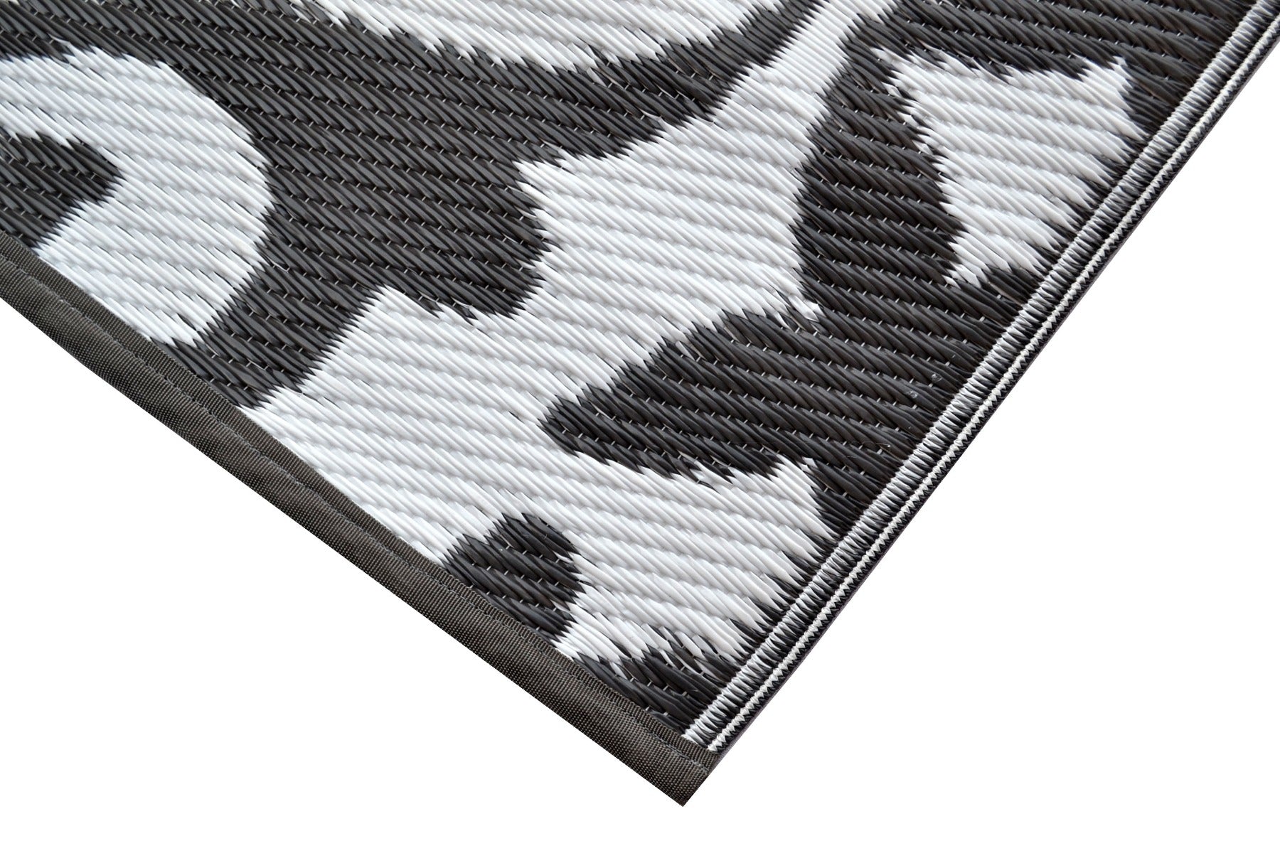 Alfresco Reversible Outdoor Mat - 21A2 - Grey/White - 120x170cm