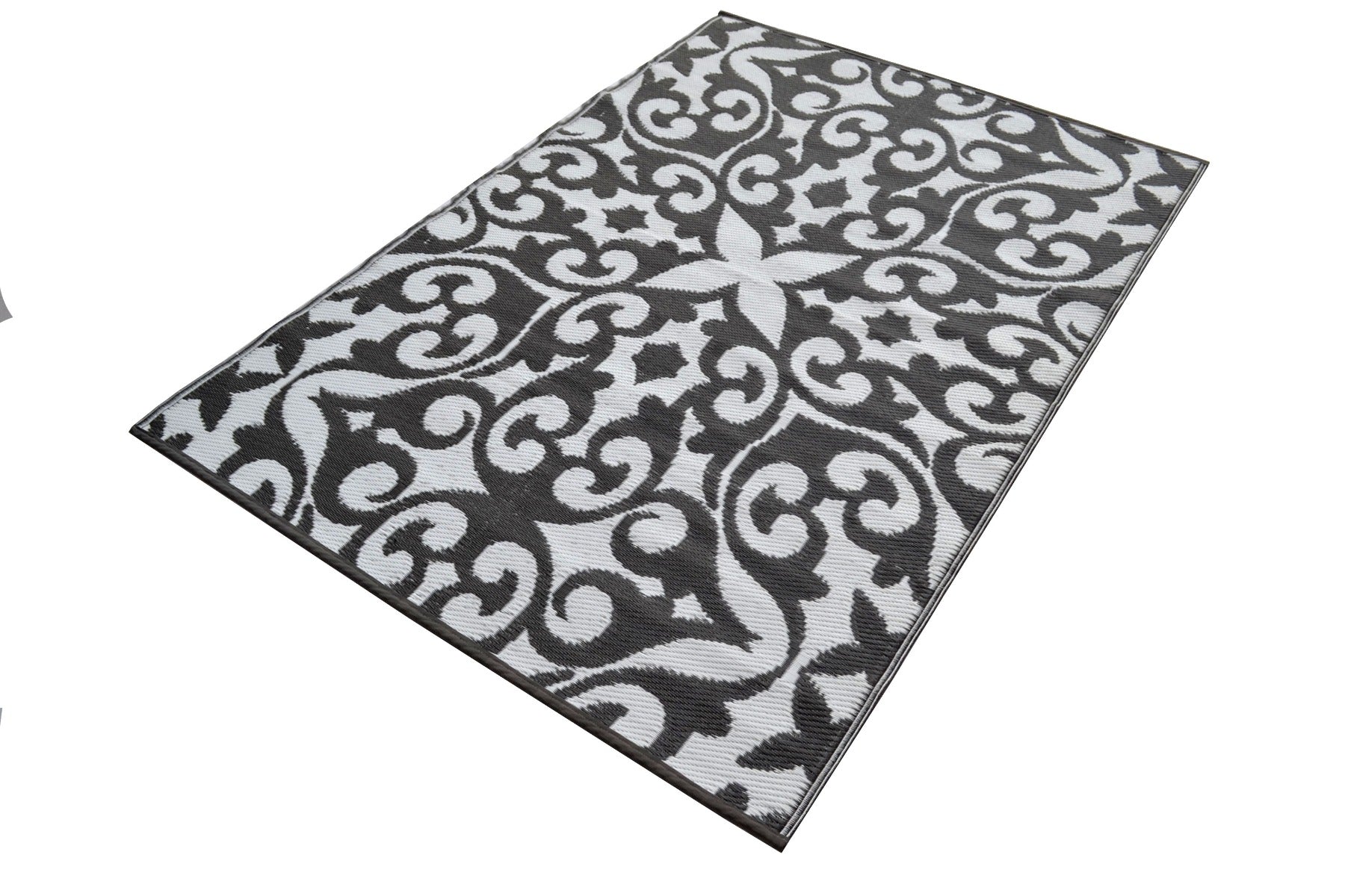 Alfresco Reversible Outdoor Mat - 21A2 - Grey/White - 120x170cm