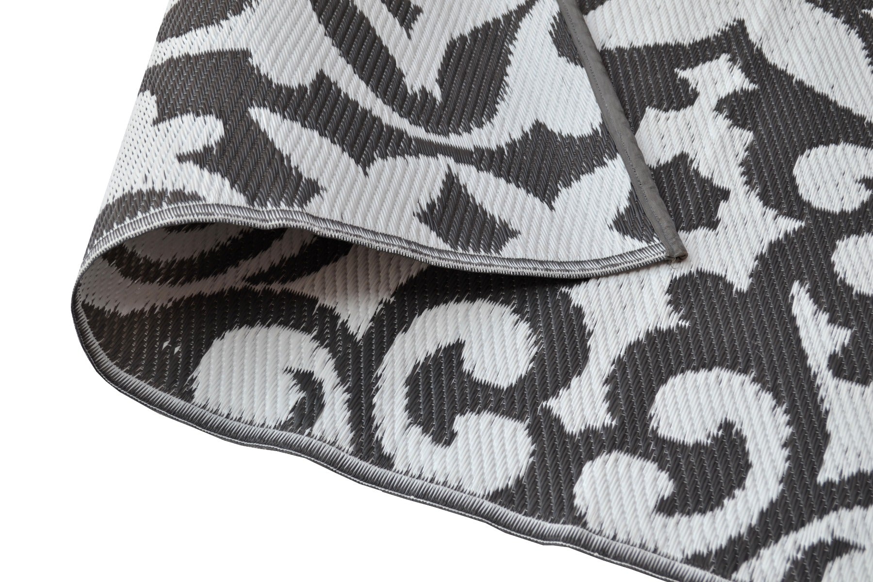 Alfresco Reversible Outdoor Mat - 21A2 - Grey/White - 120x170cm