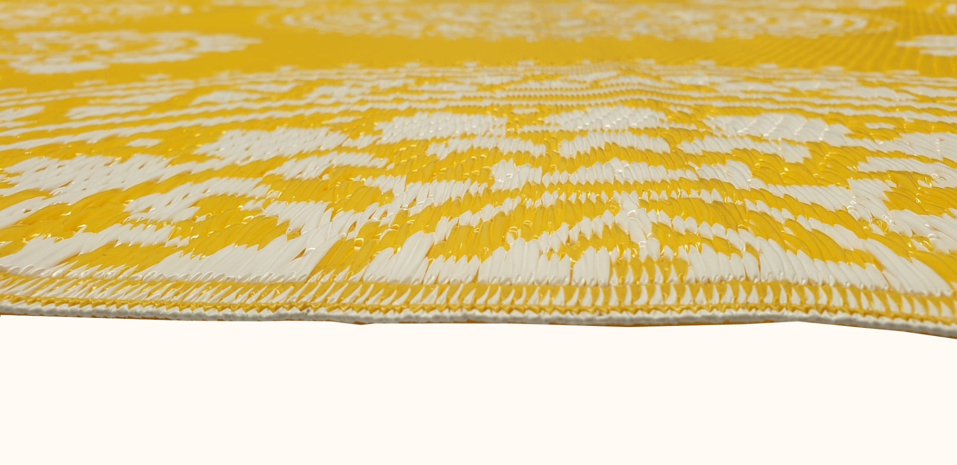 Alfresco Reversible Outdoor Mat - 21A3 - Yellow/White - 120x170cm