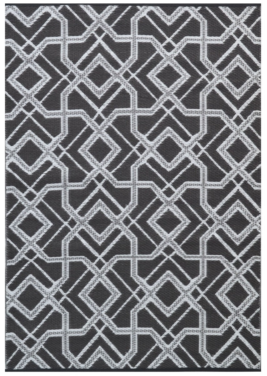 Alfresco Reversible Outdoor Mat - 21A5 - Grey/White - 120x170cm