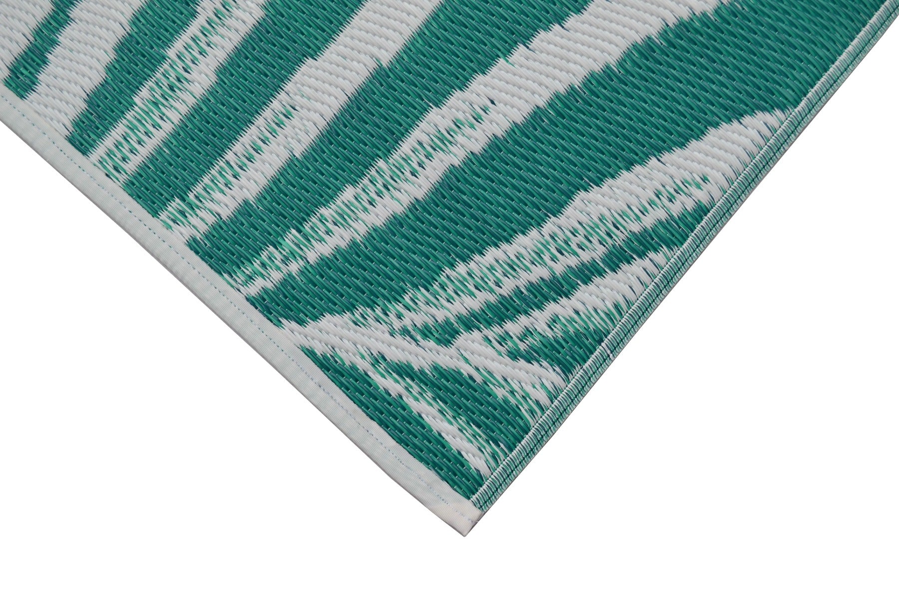 Alfresco Reversible Outdoor Mat - 21A8 - Green/White - 120x170cm