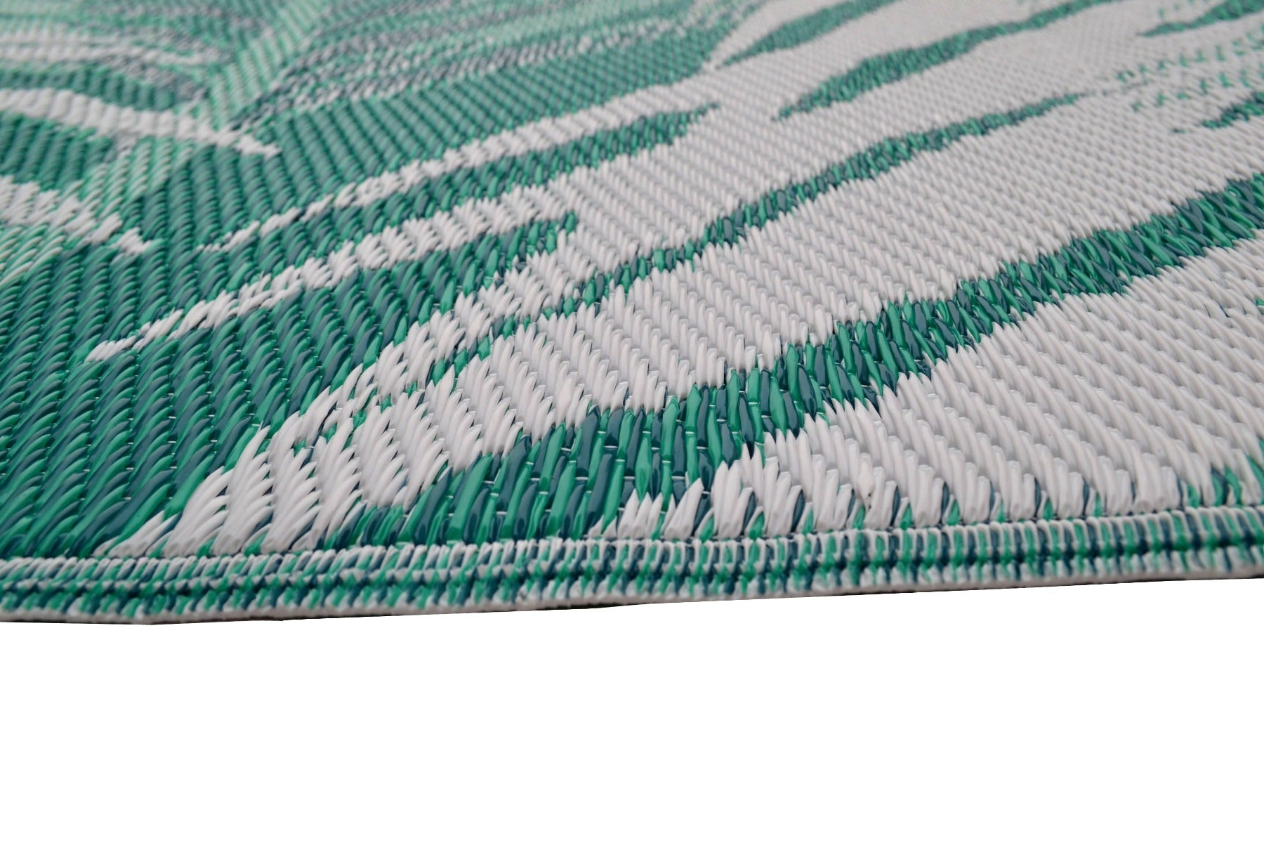 Alfresco Reversible Outdoor Mat - 21A8 - Green/White - 120x170cm