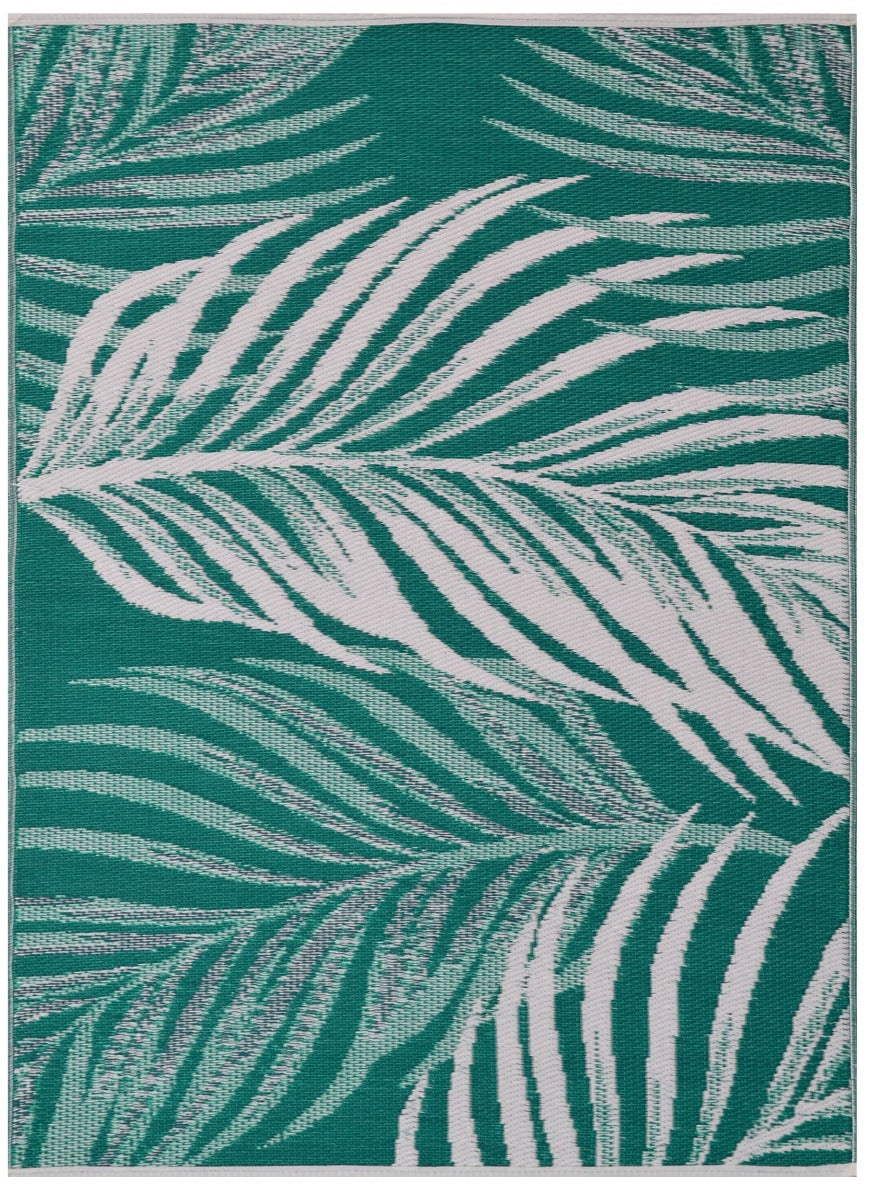 Alfresco Reversible Outdoor Mat - 21A8 - Green/White - 120x170cm