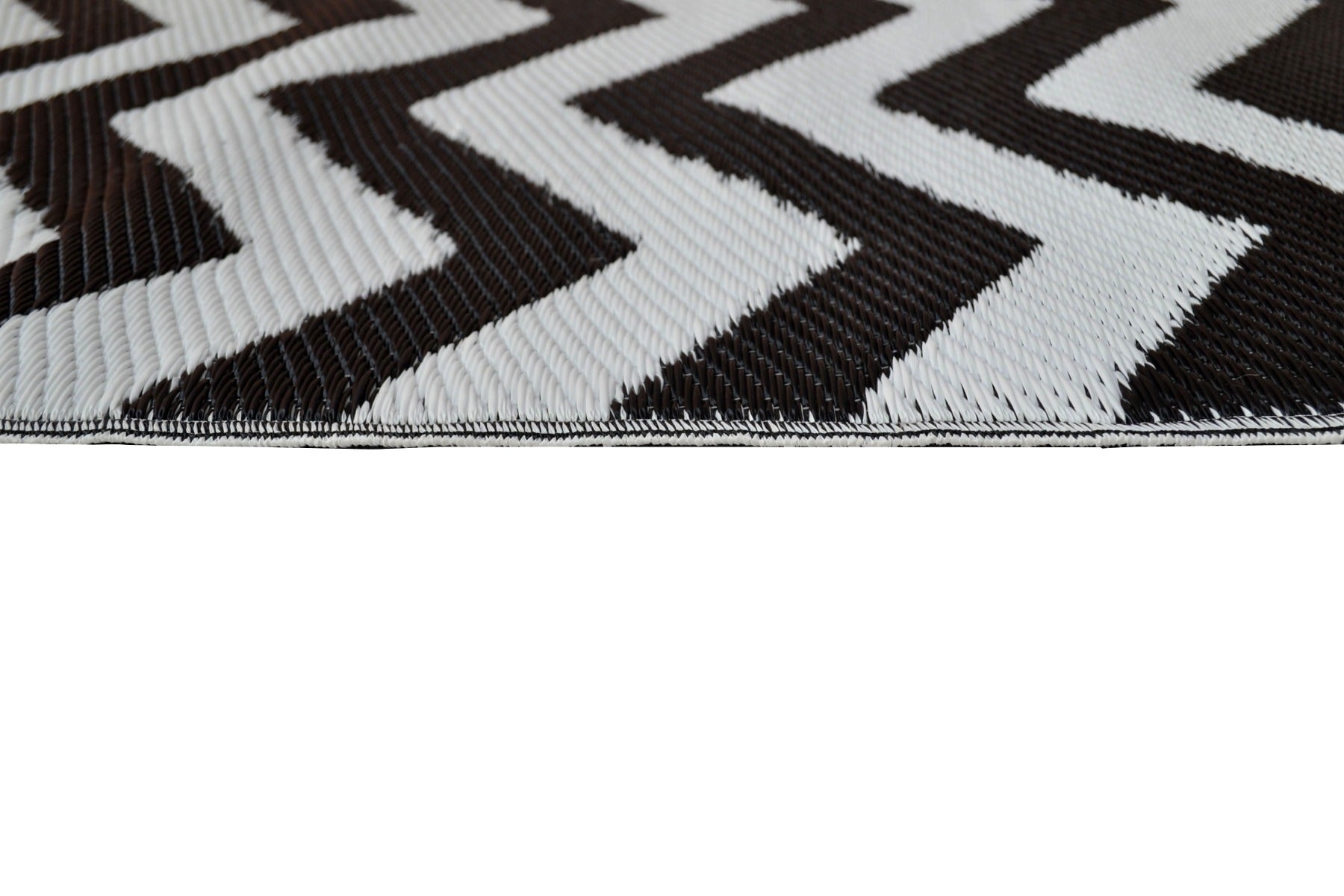 Alfresco Reversible Outdoor Mat - 21A9 - Black/White - 120x170cm