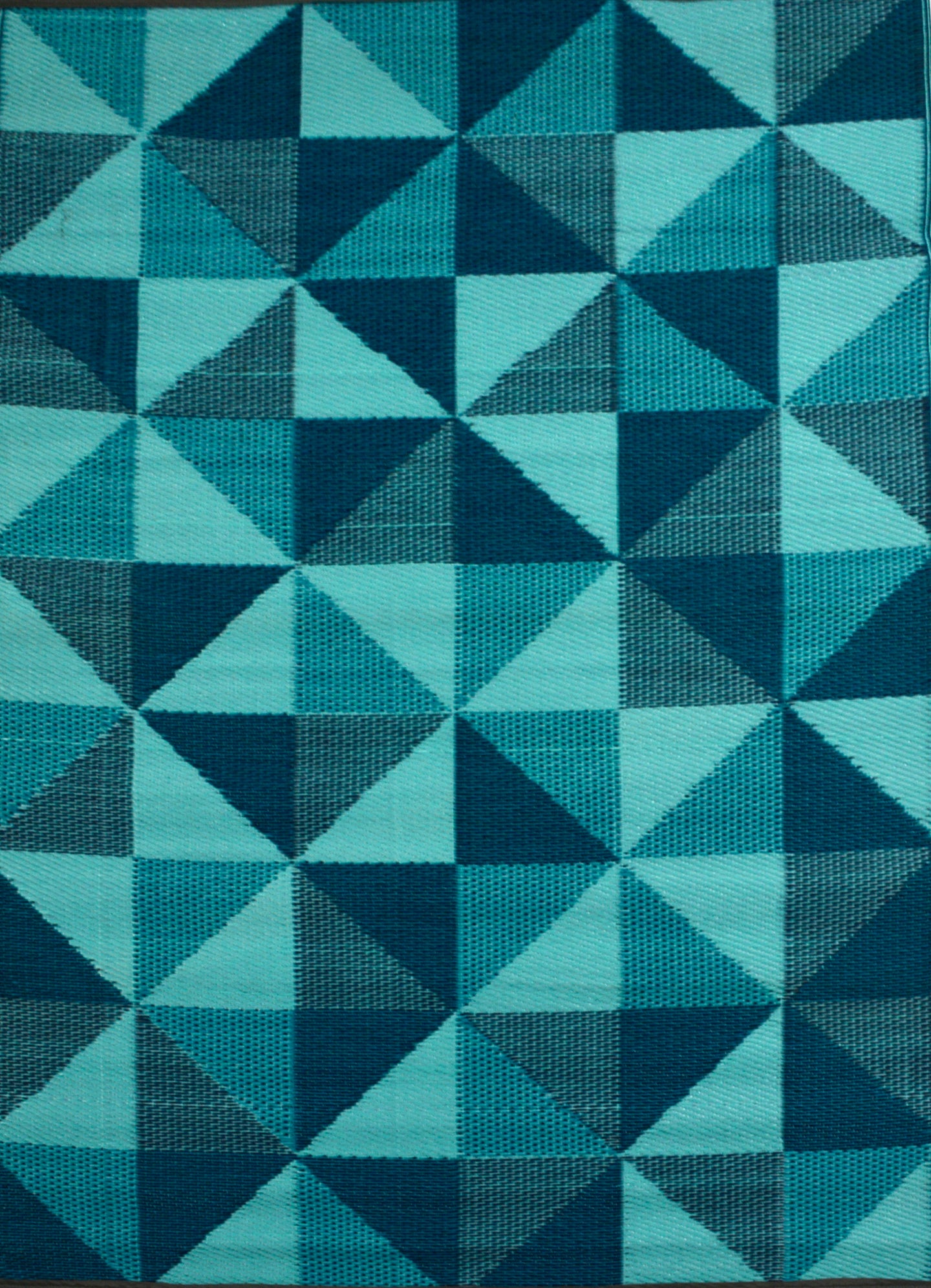 Vibrant & Reversible Outdoor/Indoor Mats - Chatai 2256 - Multi Blue - 120x170
