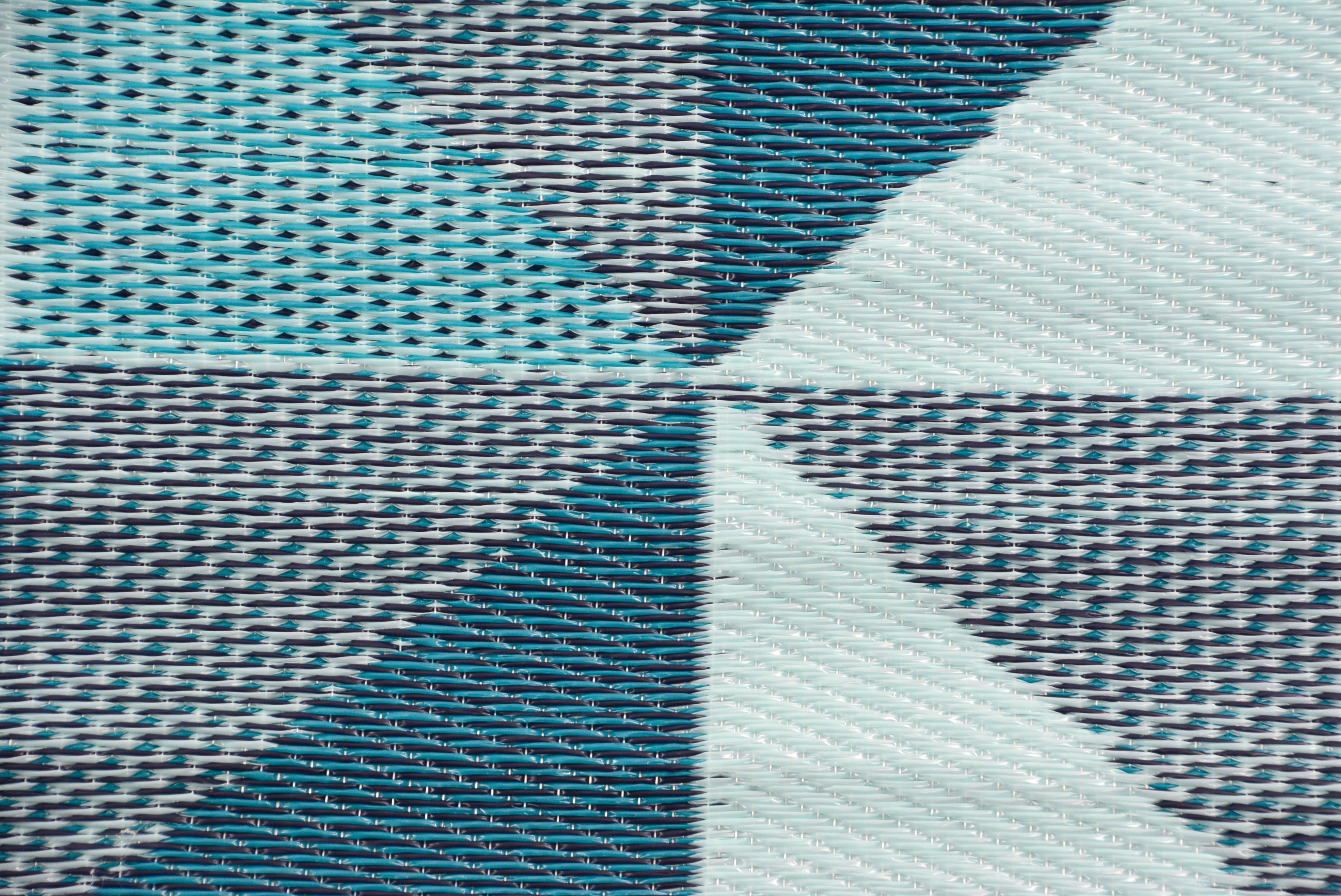 Vibrant & Reversible Outdoor/Indoor Mats - Chatai 2256 - Multi Blue - 120x170