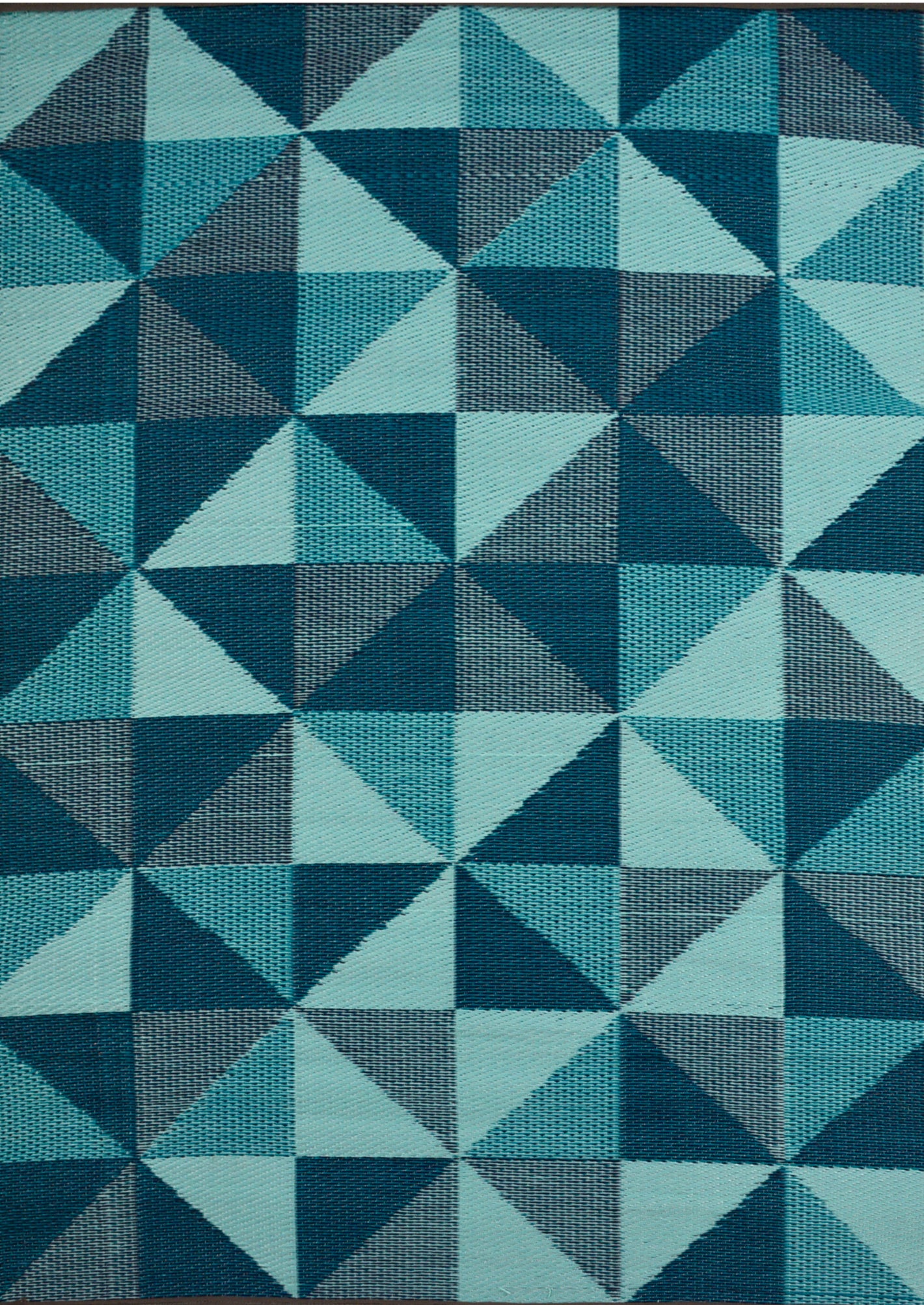 Vibrant & Reversible Outdoor/Indoor Mats - Chatai 2256 - Multi Blue - 120x170